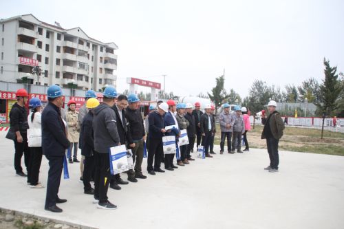 人防质监站组织对大郝家旧村改造项目人防工程观摩